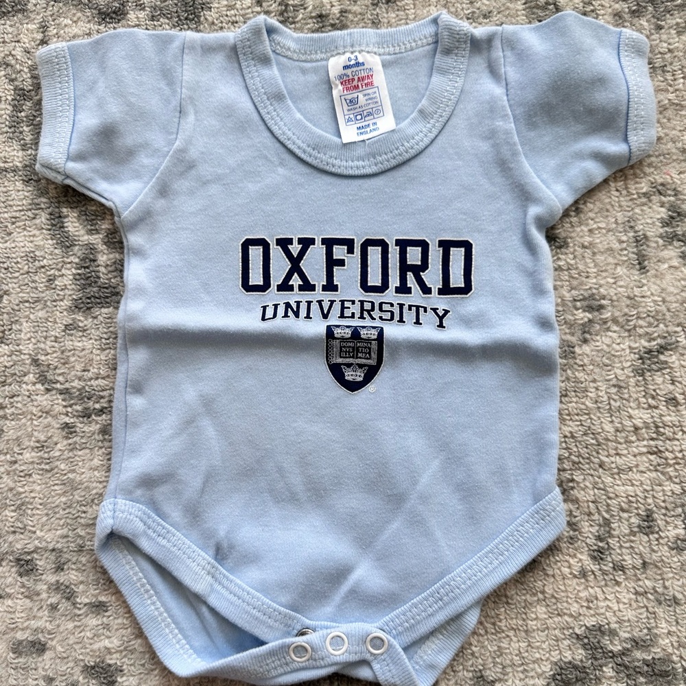 2 for $20 - Official Oxford University Baby Onesie